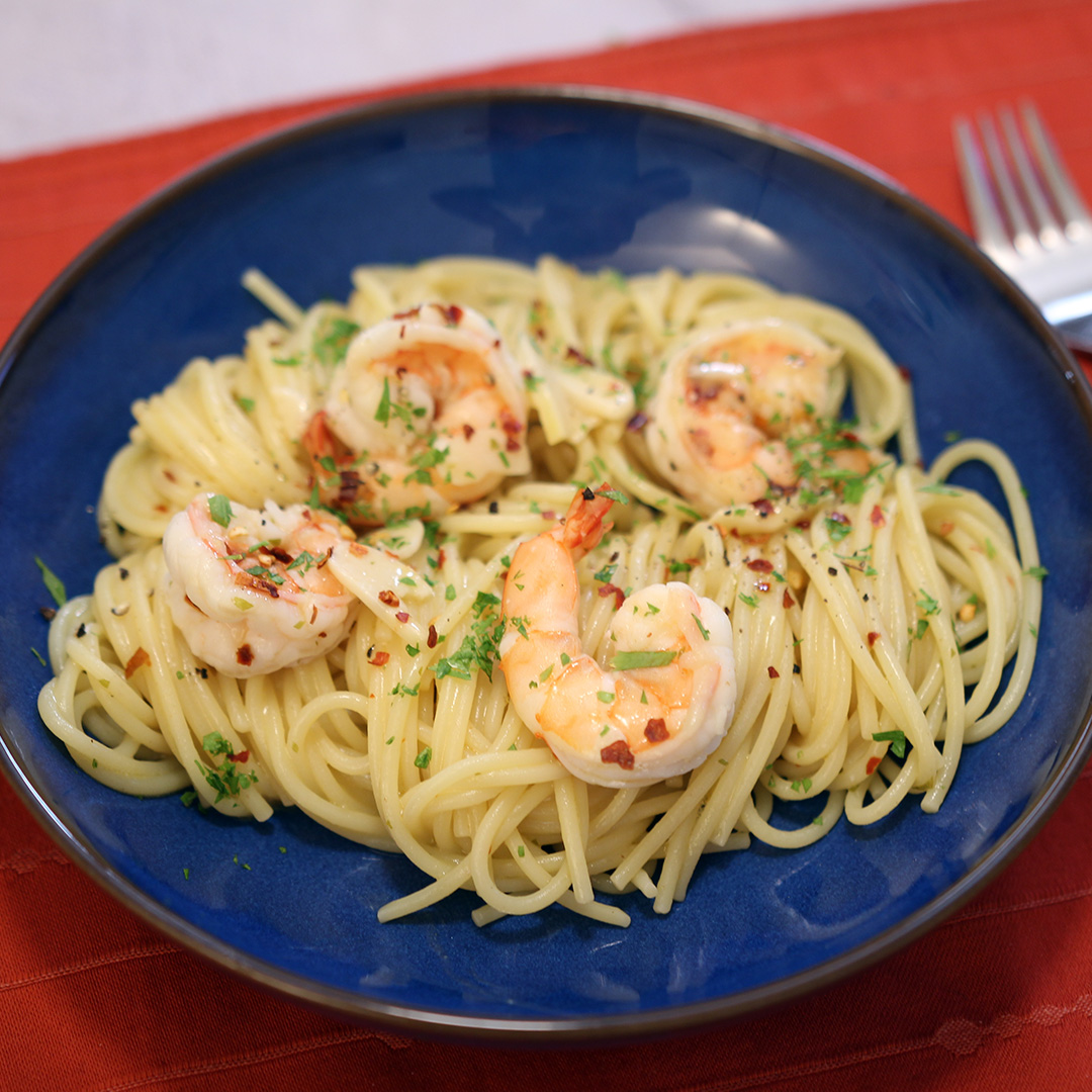 Spaghetti Shrimp Scampi Recipe - Jeremy Sciarappa